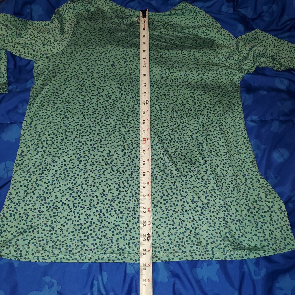 Gudrun Sjödén Teal Lyocell Blend Swing Top L Scandinavian Artsy - Picture 6 of 6